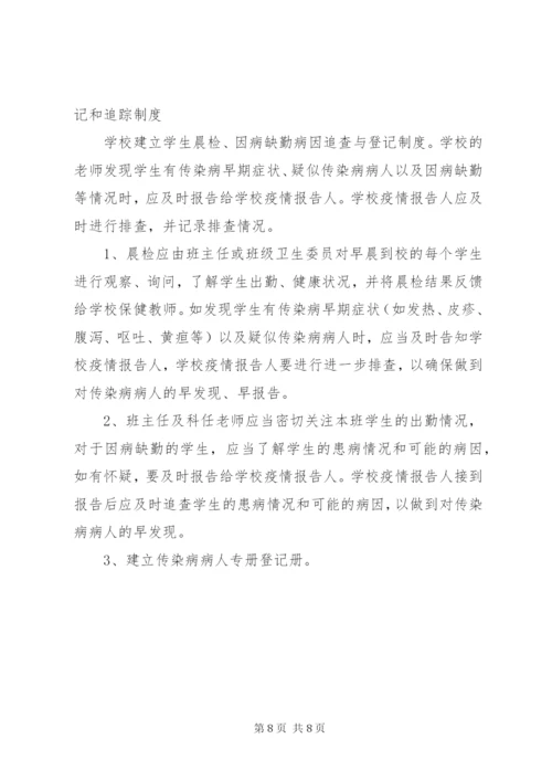 晨检和因病缺课登记报告制度.docx