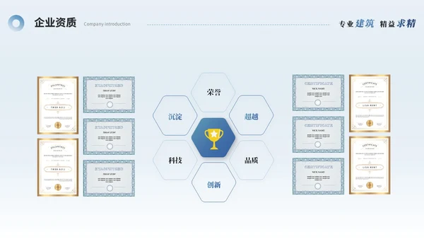 简约商务建筑公司介绍建筑企业介绍ppt模板
