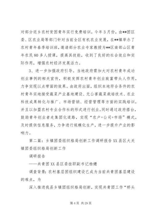 乡镇团委调研报告.docx