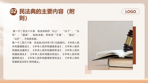 棕色简约民法典如何保护个人权益PPT模板宣传PPT动态PPT案例分析