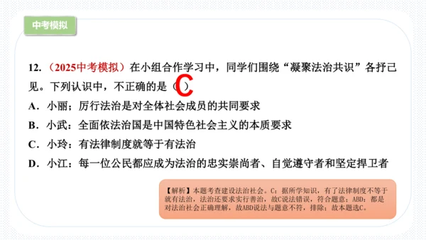 第二单元  民主与法治 复习课件 (共61张PPT)