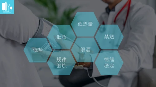 高血压健康指南通用PPT模板