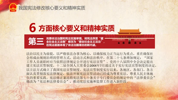 国家宪法日学习新宪法修正案宣誓誓词PPT