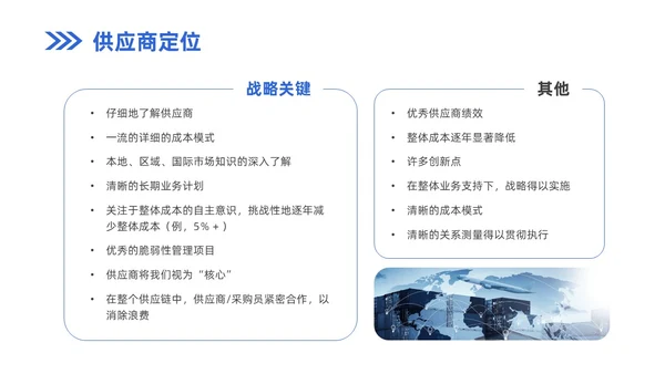 蓝色商务风企业实拍PPT模板供应商关系管理