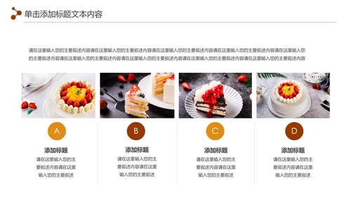 甜品蛋糕美食甜点下午茶动态PPT模板