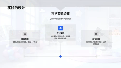 科学实验探索PPT模板