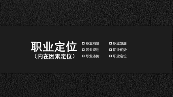 精品背景大学生职业生涯规划PPT