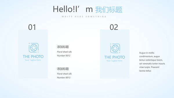 蓝色简约补水面膜动态PPT