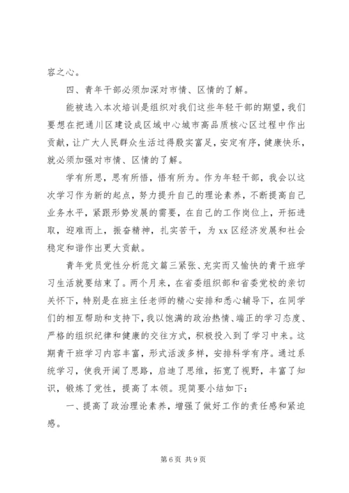 青年党员党性分析.docx