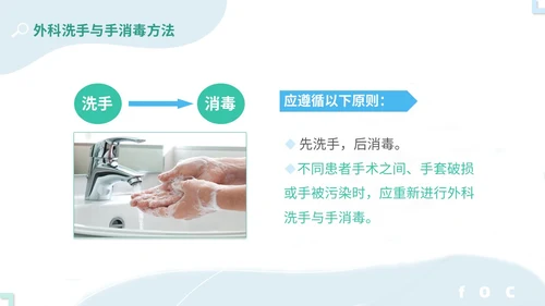 商务简约实图医疗医生护士手卫生依从性护理培训教学模板