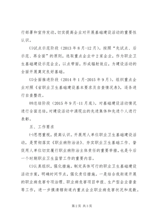 街道职业卫生活动实施方案_1.docx