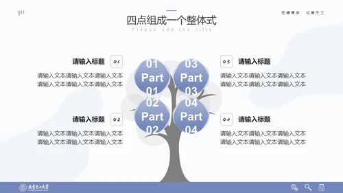 清晰简约风多场合答辩汇报通用PPT模板