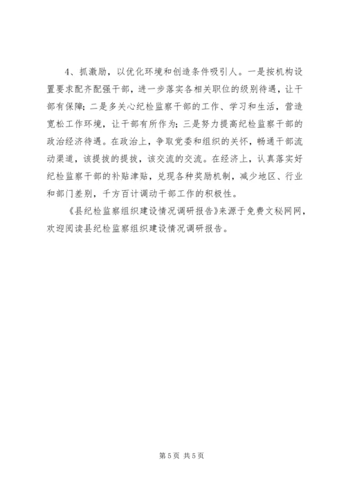 县纪检监察组织建设情况调研报告 (4).docx