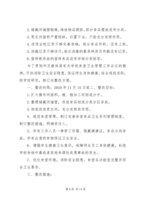 职工食堂整改方案.docx