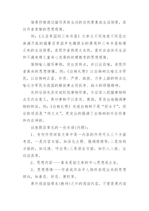 初一语文下册知识点总结梳理.docx