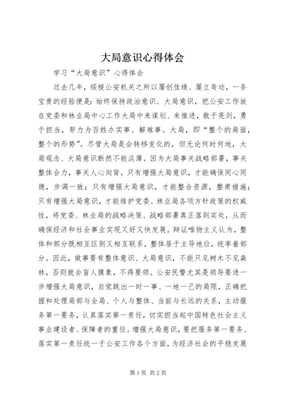 大局意识心得体会 (5).docx