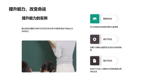 英语口语应用探索