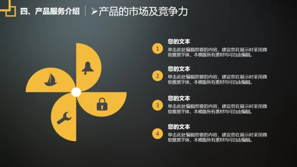 商业计划书BP模板创业通用PPT母版