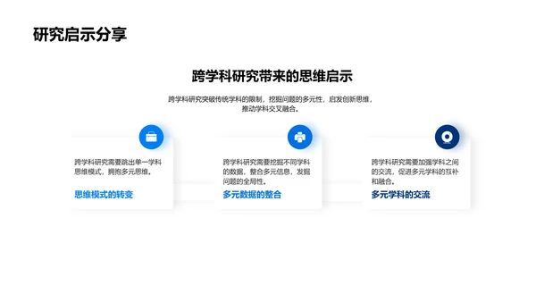 跨学科研究答辩PPT模板