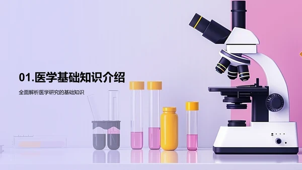 医学研究实践与探索PPT模板