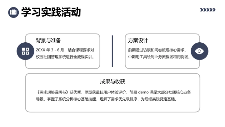软件工程专业大学生求职综合能力展示职业生涯规划通用PPT