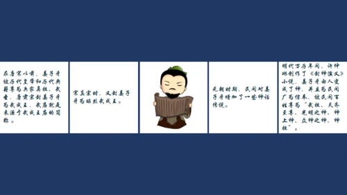 姜子牙介绍通用PPT模板