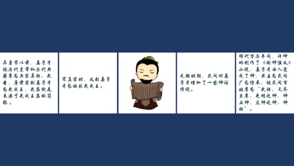 姜子牙介绍通用PPT模板