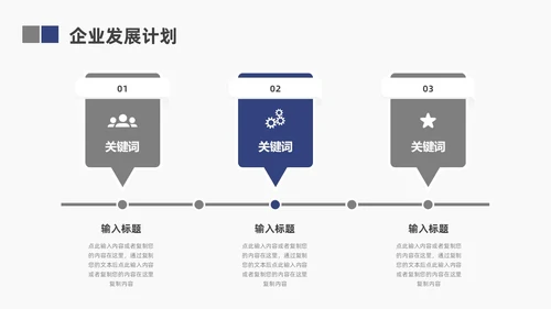 蓝色简约地球商业计划书ppt模板
