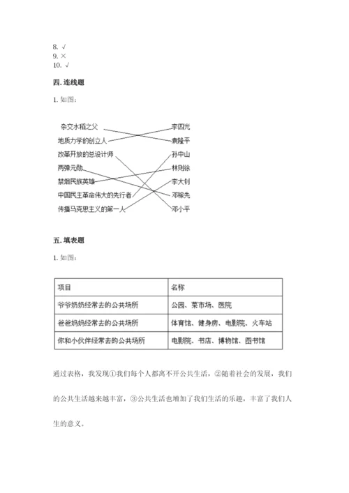 部编版五年级下册道德与法治 期末测试卷及参考答案【名师推荐】.docx