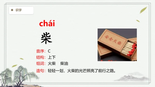 【2024秋季学期教材】语文二上21.  雪孩子   生字识记课件