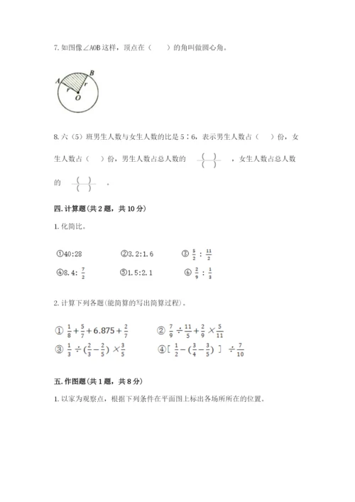 六年级数学上册期末考试卷含完整答案【典优】.docx