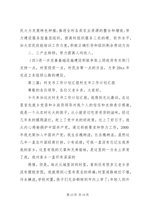 村支书工作计划 (2).docx