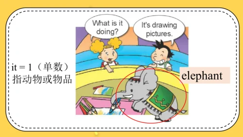 Module 3 Unit 2 What's the elephant doing? 课件(共37张
