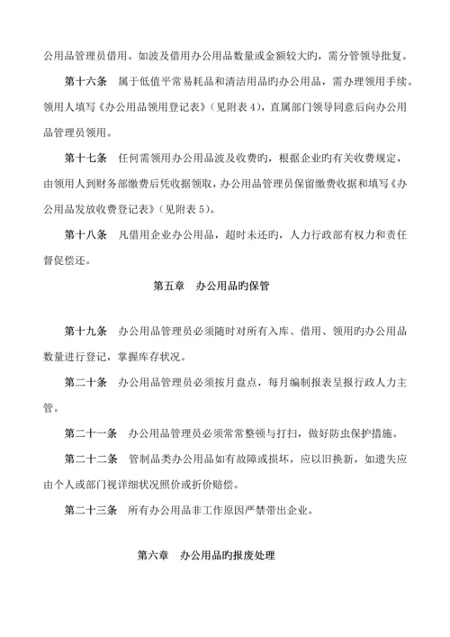 办公用品管理规定.docx