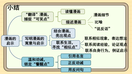 统编版语文五年级下册2024-2025学年度第八单元习作：漫画的启示（课件）