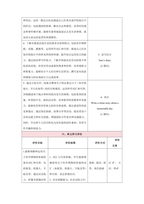 Unit 7 A Day to Remember单元整体设计【人教版（2024）七年级下册】