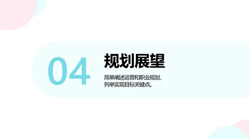 白色简约风新运营转正答辩述职汇报