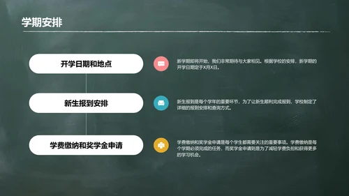 绿色简约新学期开学典礼PPT模板