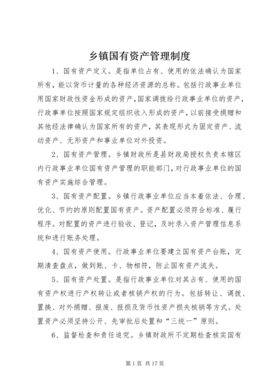 乡镇国有资产管理制度_1.docx