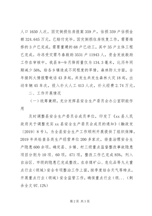 应急管理局XX年工作计划五篇.docx