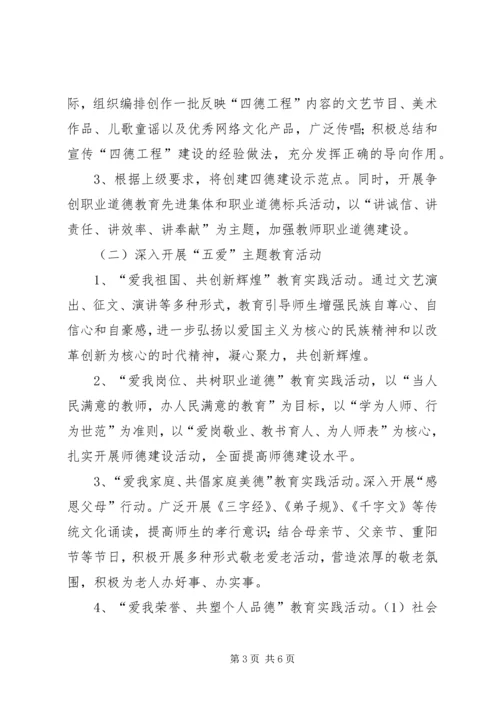 西林小学四德工程实施方案.docx