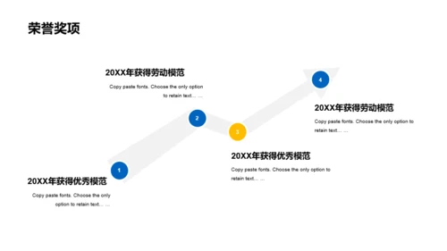 蓝色插画风个人简历岗位竞聘报告PPT案例