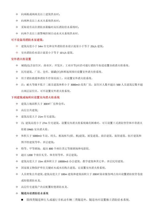 经典建筑消防设施应当设置场所汇总.docx