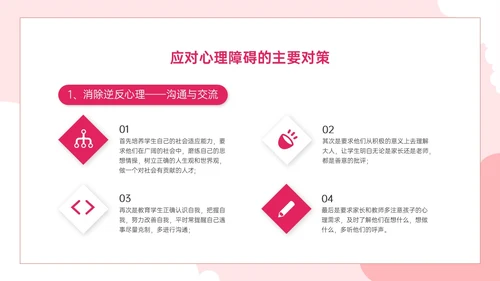 红色卡通关注心灵关爱生命主题班会PPT课件珍爱生命心理健康教育
