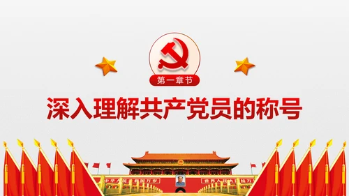 党员责任担当争做合格党员喜迎十九大PPT