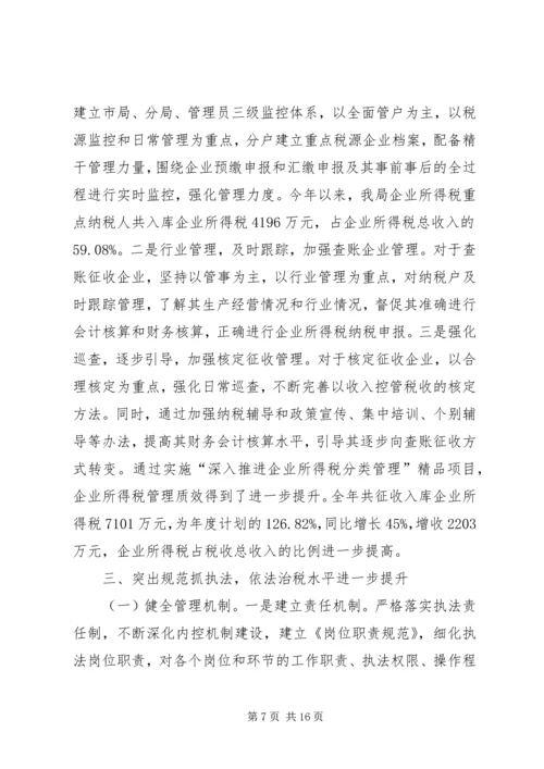 国税局年度工作情况汇报.docx