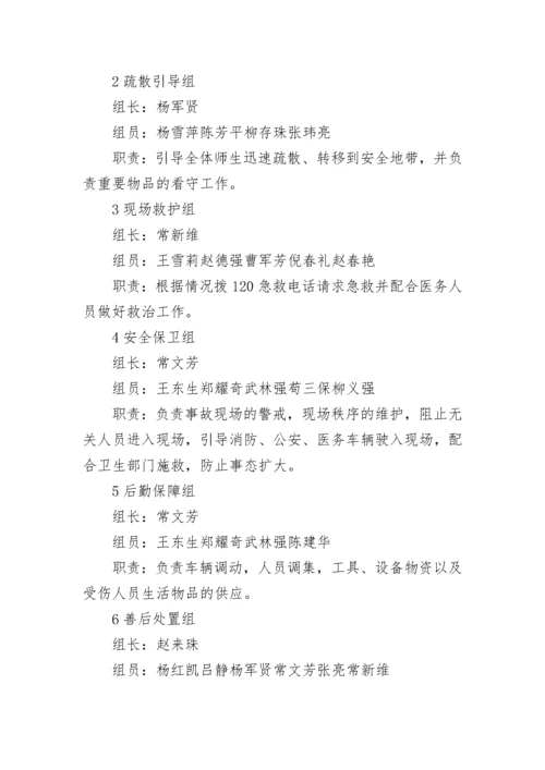 最新学校踩踏事故应急预案(九篇).docx