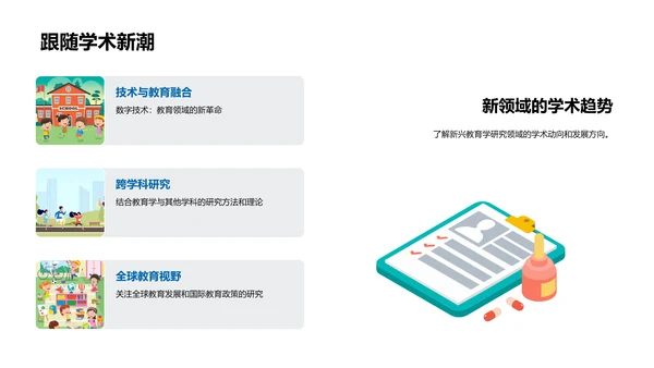 教育学研究新视角PPT模板