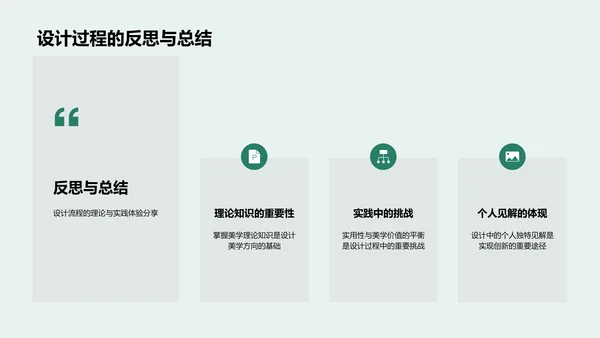 设计美学答辩报告PPT模板