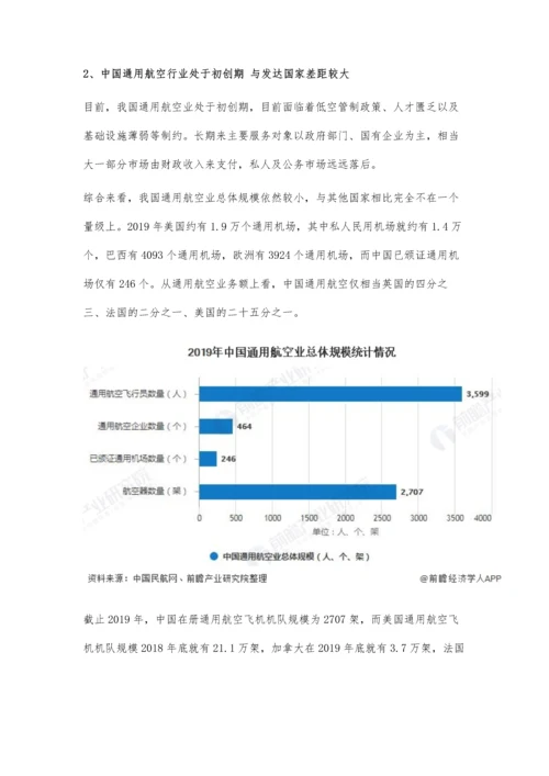 中国通用航空行业市场现状及发展前景分析-行业供给情况与巨大需求极不匹配.docx